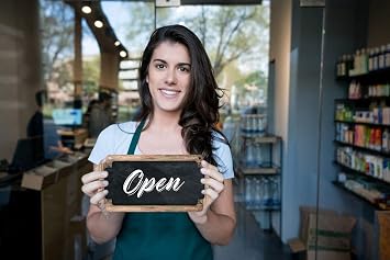 WaaHome Open Closed Sign for Business Stores Door Window