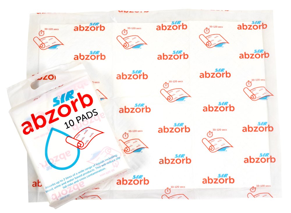 SYRS0188000AMZ Spill Management Pads, Abzorb (Pack of 120)