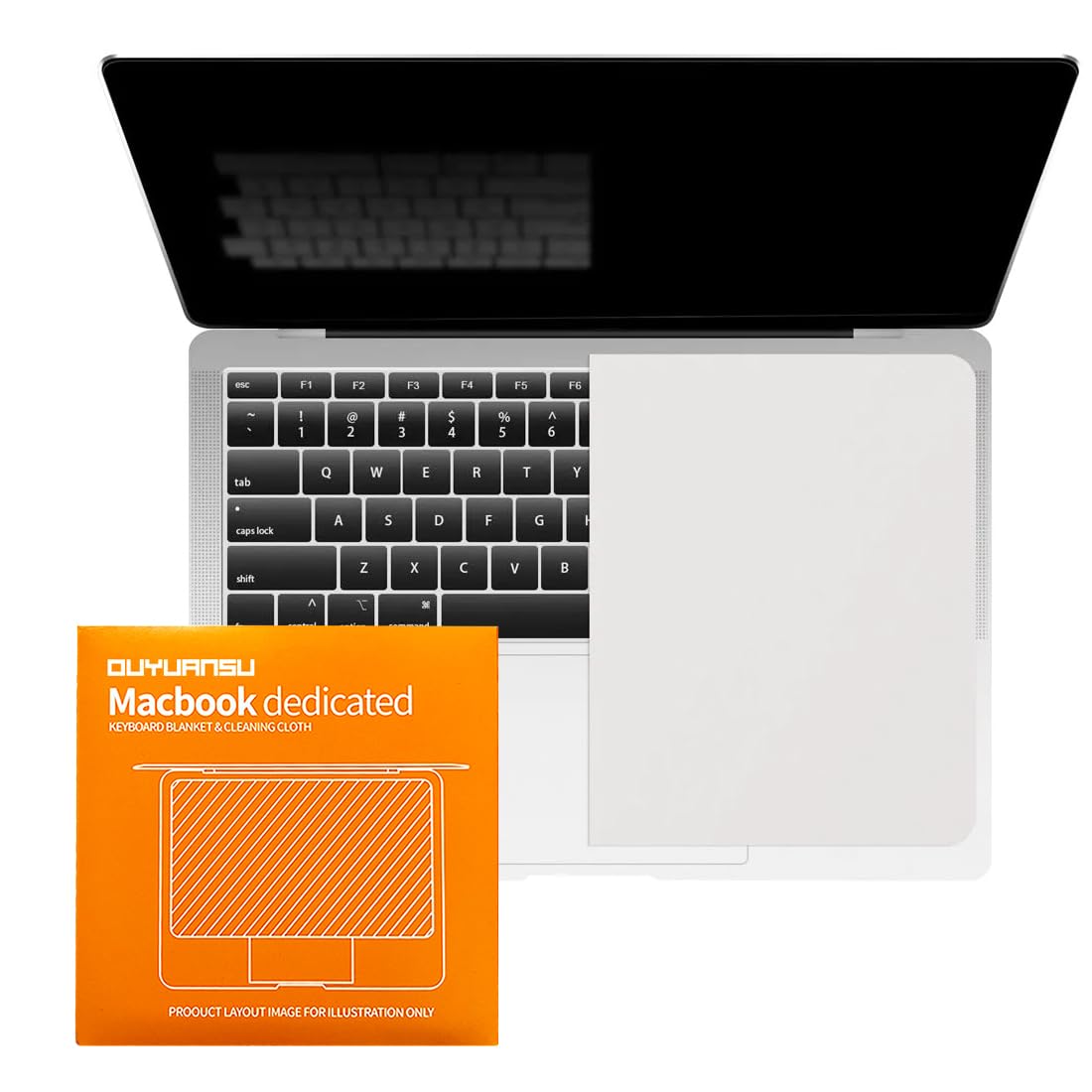 Panno per la pulizia dello schermo e della tastiera del computer portatile, compatibile con laptop da 15/16"