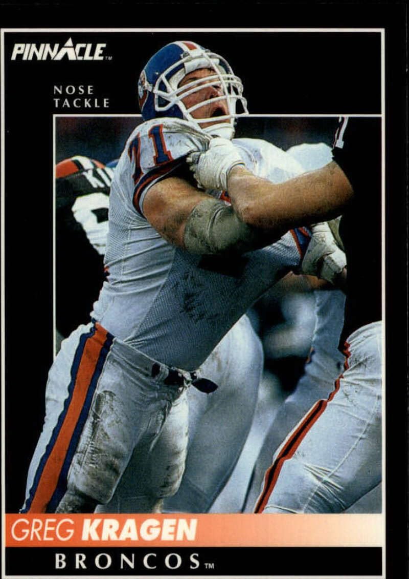 Amazon.com: 1992 Pinnacle #169 Greg Kragen Broncos Football Card