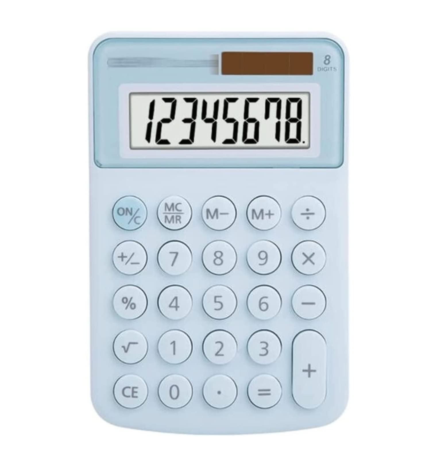 Kalkulatory Kalkulator, Desktop Calculator Kalkulator Na Biurko Kalkulator W Stylu Biurowym I Domowym 8 Cyfr Przybory Szkolne(Blue)