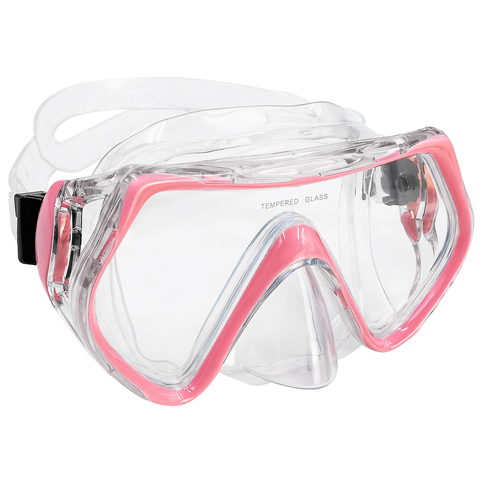 Zatixbu Adult Diving Goggles, 180° Panoramic HD Diving Goggles Anti-Fog Anti-Leak Divings Equipments, Snorkelling Mask with Adjustable Elastic Headband Fabric Strap for Men Women