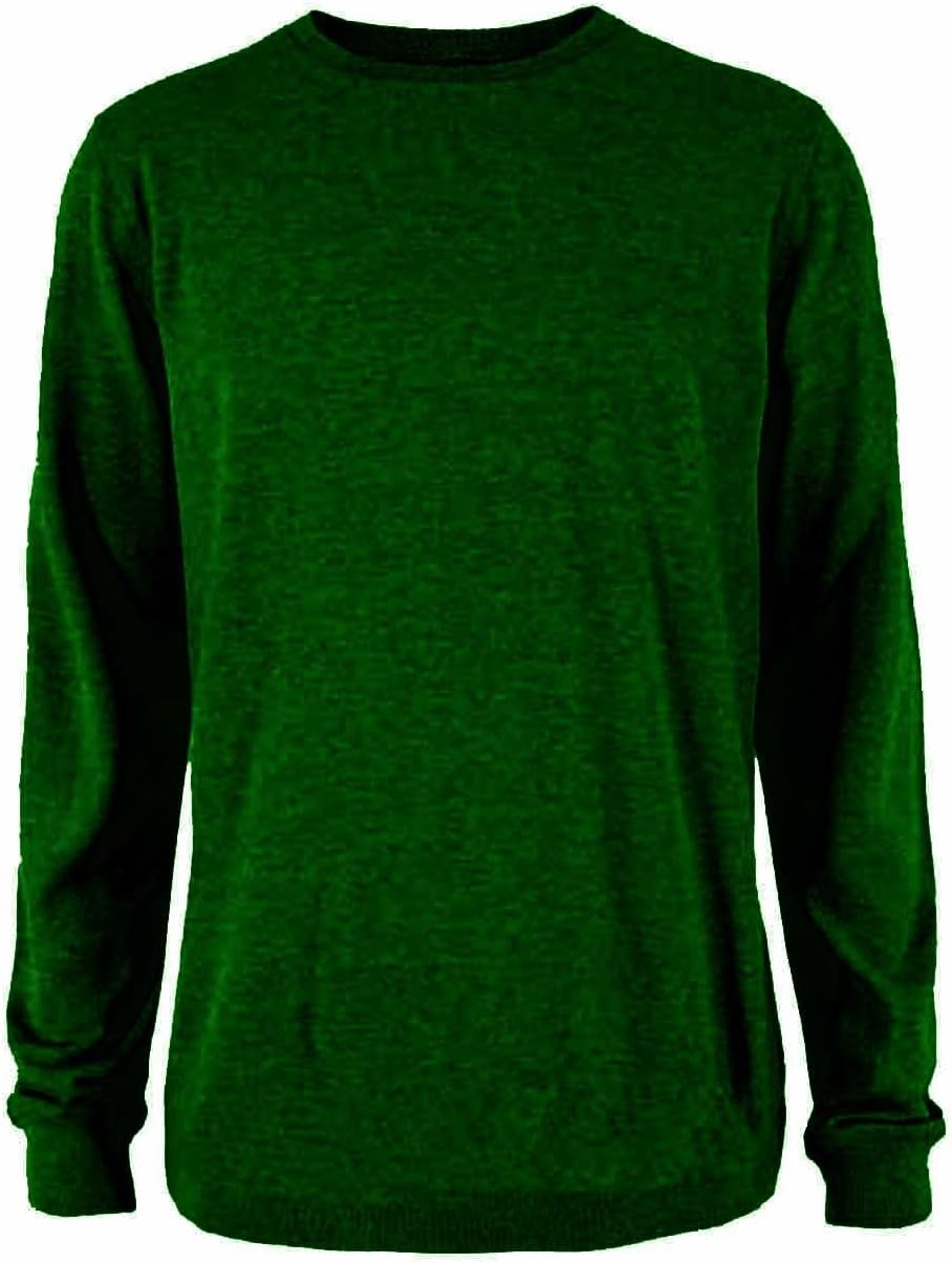 Ladies Plain Classic Sweatshirts Sizes 6 to 30 - CASUAL SPORTS LEISURE WORK (16 to 18 - L / LARGE, BOTTLE GREEN)