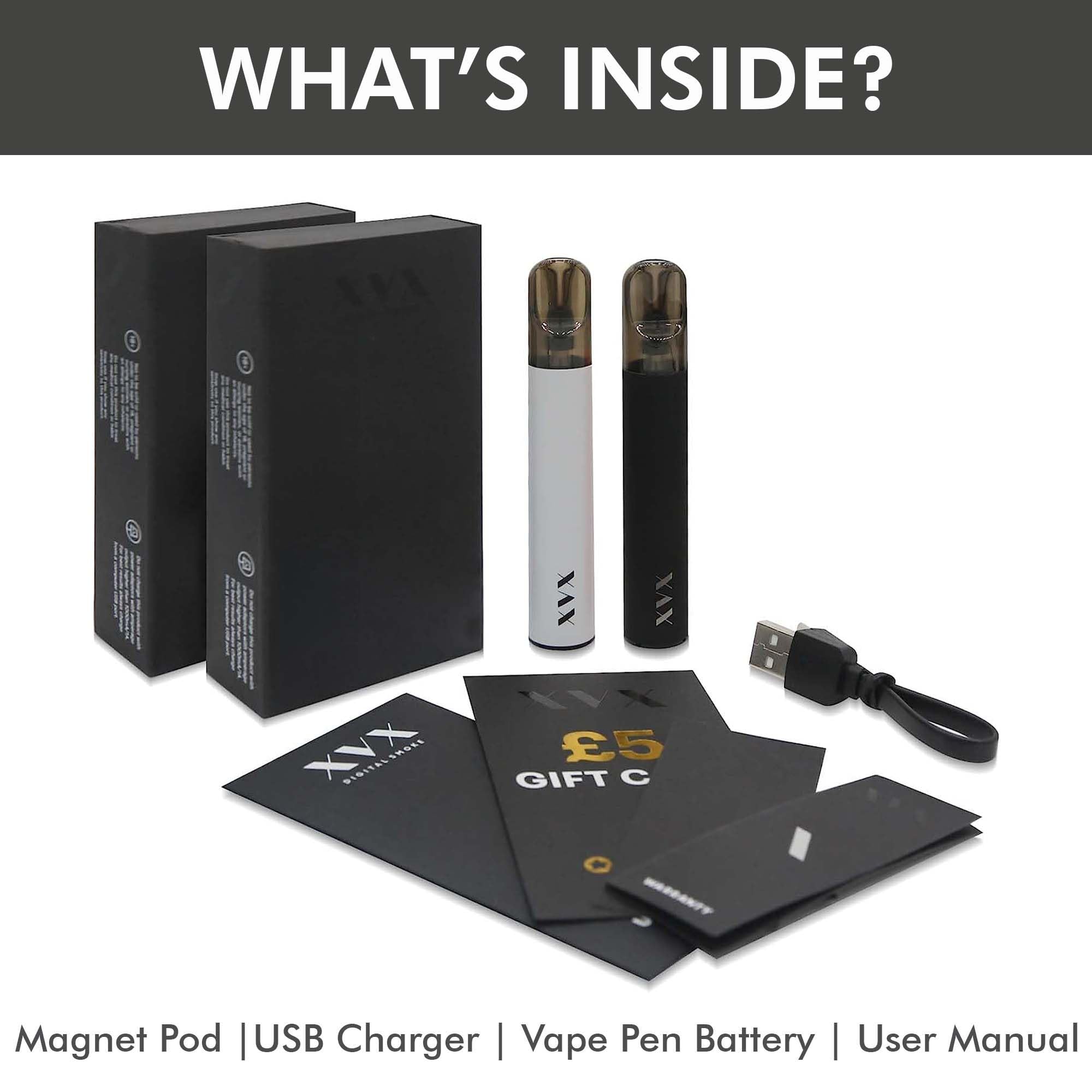 magnet vape pod XVX - E Cigarette Pen - Rechargeable - MESH Coil - 2ML Tank - REFILLABLE Flavor:Blueberry raspberry crystal vape pods Ceramic Cart, Thick Oil Only from Twisted Foot!