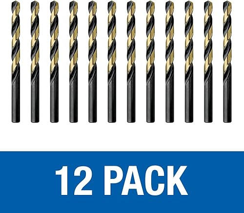 Miniatura 3 de Champion Herramienta de corte Heavy Duty BlackGold Jobber Brocas, 135 grados Split Point XGO-1164 (12 piezas por paquete)-HECHO EN EE. UU