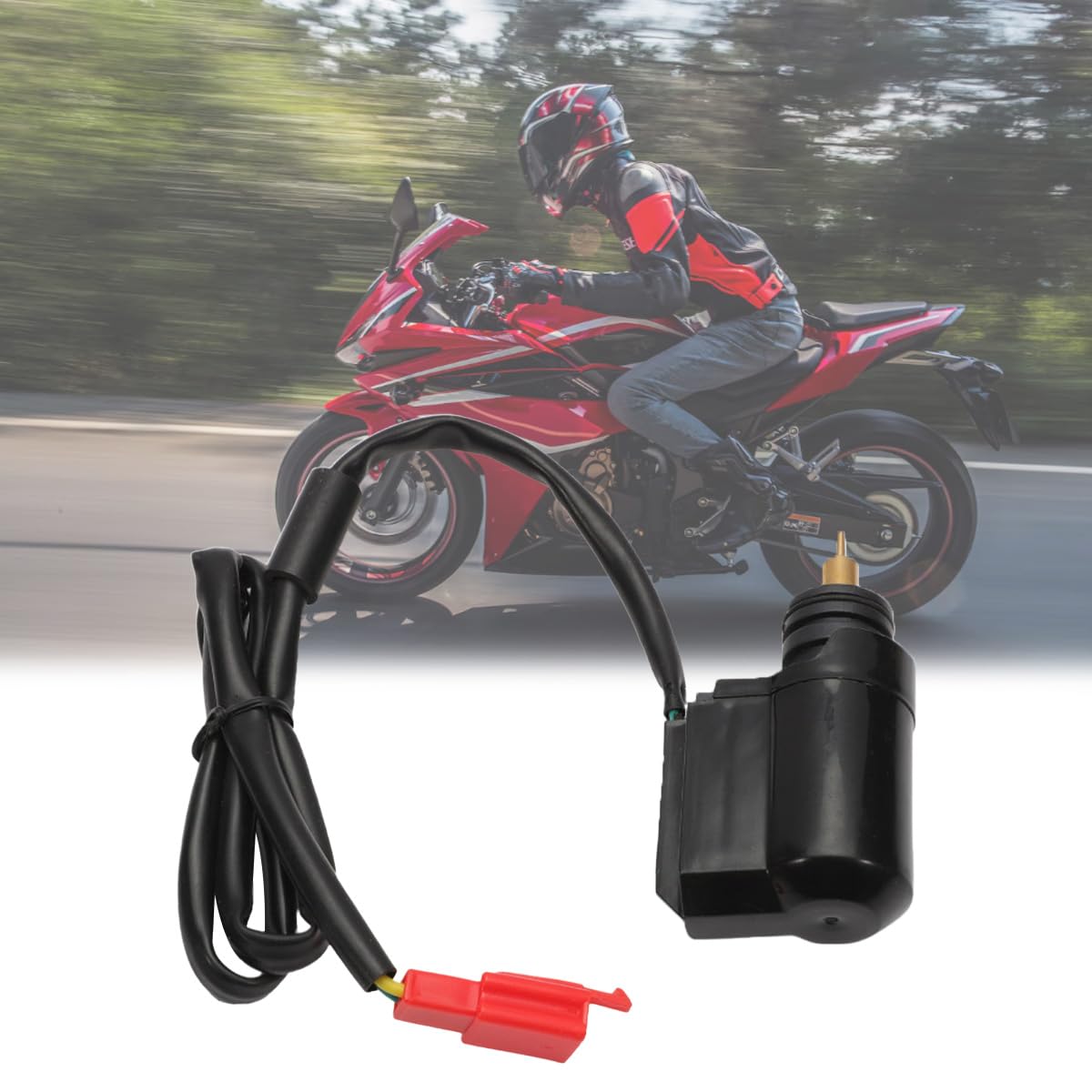 Starter 2 Broches IP65 ABS Plug Play 50cc 125cc 150cc Starter Automatique 1PZ FR7-FM1 - Pour Scooter GY6 50cc 125cc 150cc Starter Plug Play 2 Broches