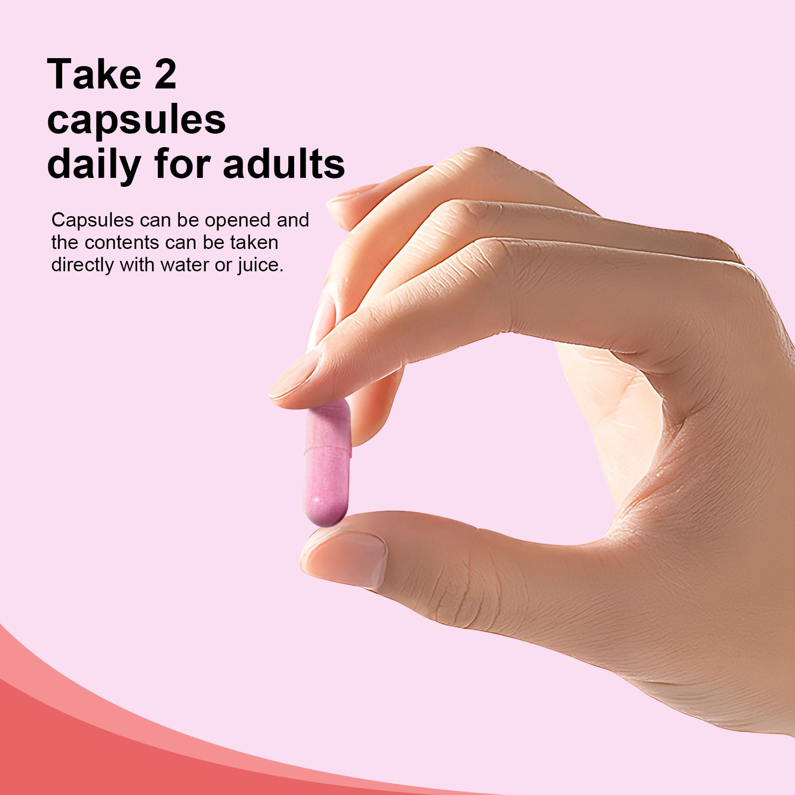 Ruolai Women's Vaginal- pH Balance & Prebiotics with Lactobacillus - Promote Healthy Vaginal Flora & Vaginal Odor,60 Count