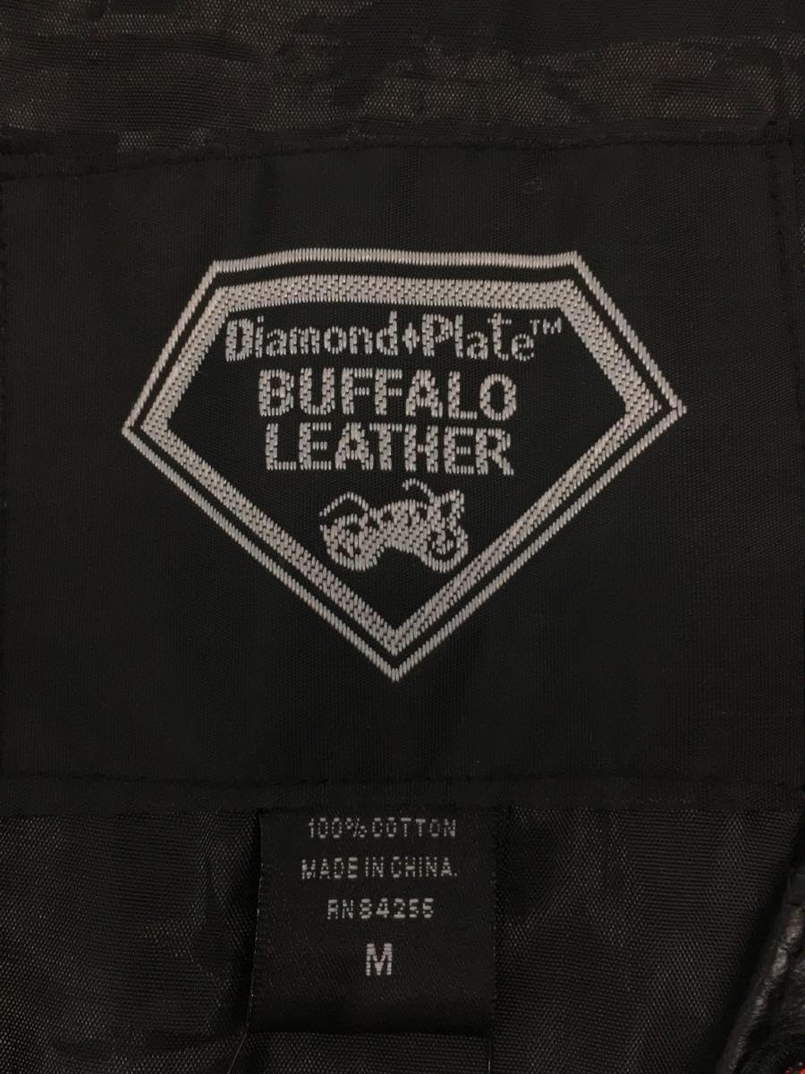 バイカー レザーベスト パッチ スナップボタン メンズM Amazon.co.jp: BUFFALOバイカーベストワッペンスナップボタン
