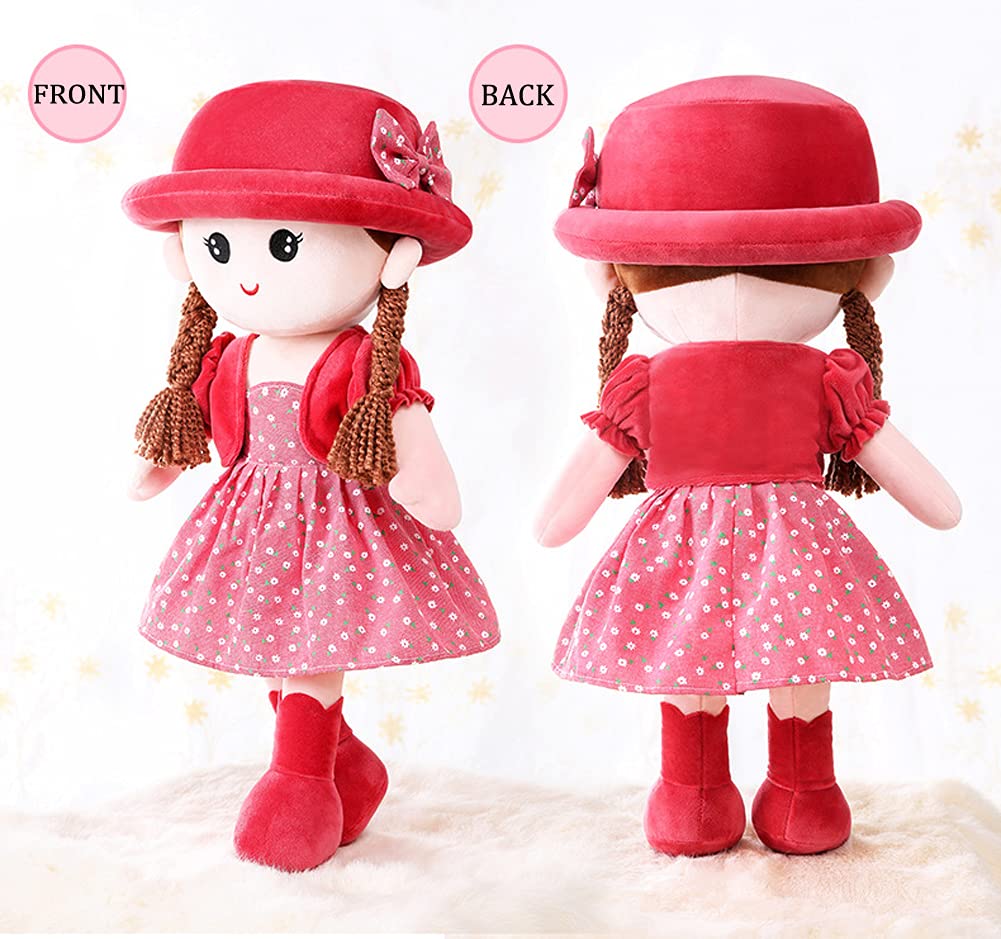 Poupée Chiffon Fille Personnalisée Rose Cadeau Pour les bébés de 1 2 3 ans – .Ouozzzshop Poupée Chiffon Fille Personnalisée Rose Cadeau Pour les bébés de 1 2 3 ans – .Ouozzzshop