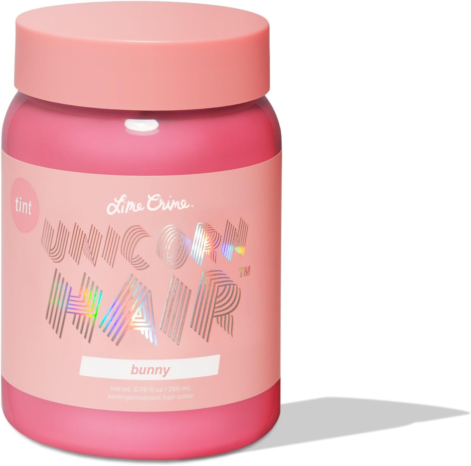 Pastel Colored Unicorn Hair Tint, Bunny (Pastel Baby Pink) - Damage-Free Semi-Permanent Hair Color Conditions & Moisturizes - Temporary Hair Dye Kit Has Sugary Citrus Vanilla Scent - Vegan