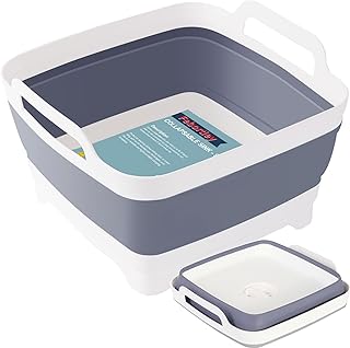 Febortiey Collapsible Dish Tub 9L-Collapsible...,