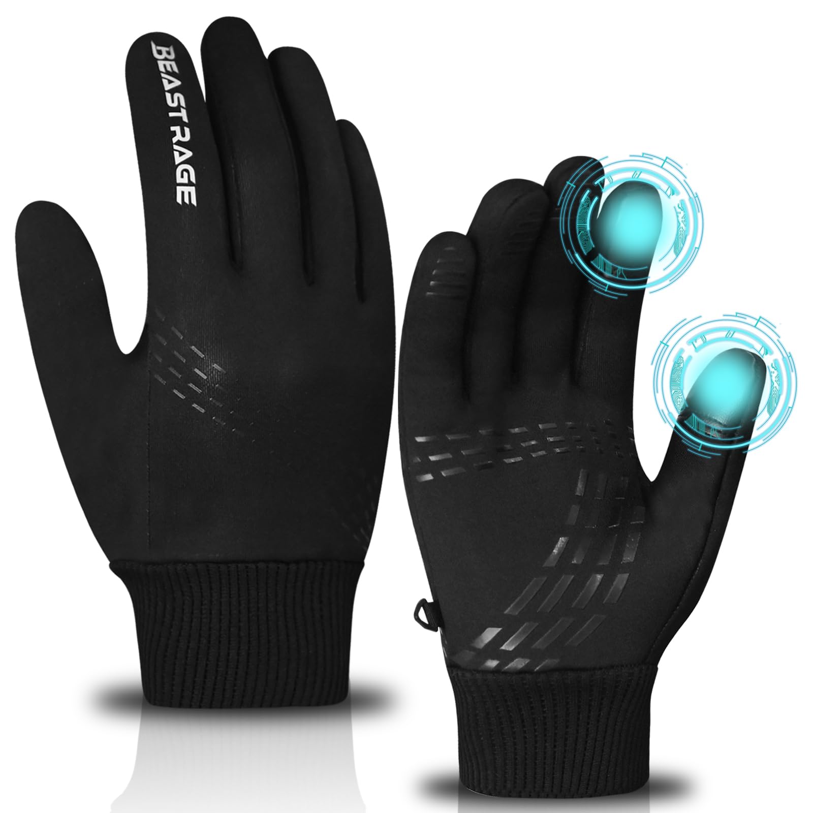 Skihandschoenen voor kinderen Sonic GTX Reusch zwart