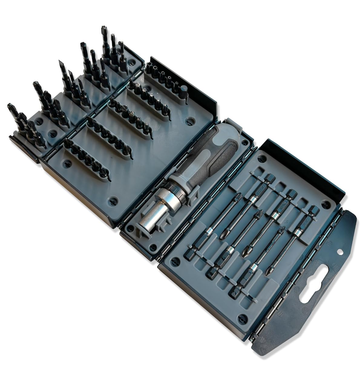 Lumberjack 52 Piece Impact Screwdriver Ratchet Bit Set Includes Plastic Carry Case 5060504002967
