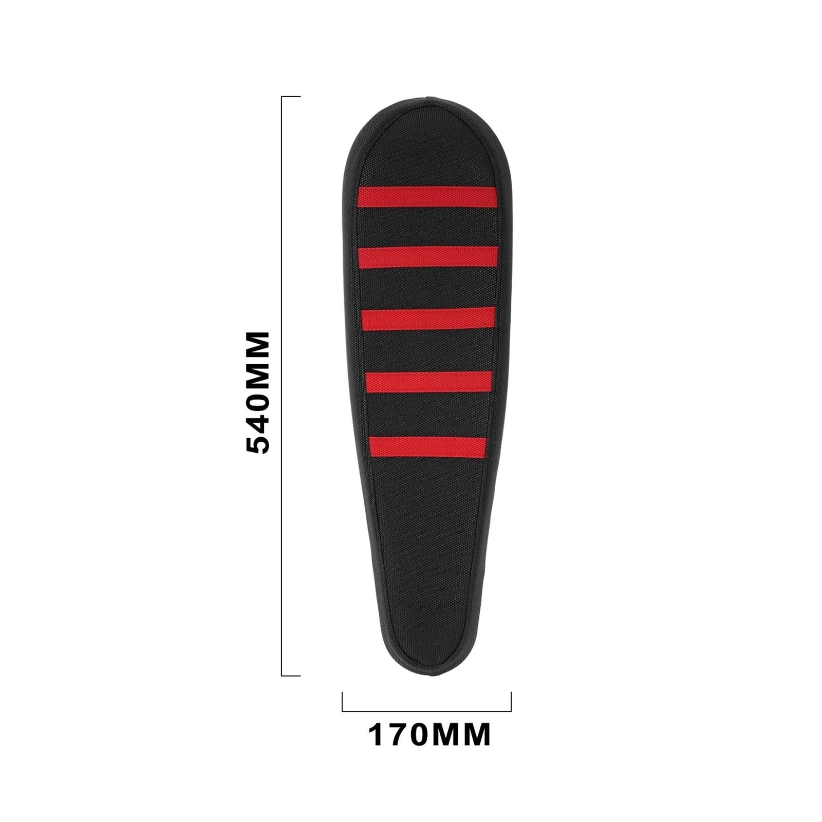 Cuscino per sella moto Impermeabile per motocross Copricuscino universale antiscivolo resistente all'usura per GASGAS per Beta per Pit(Nero)
