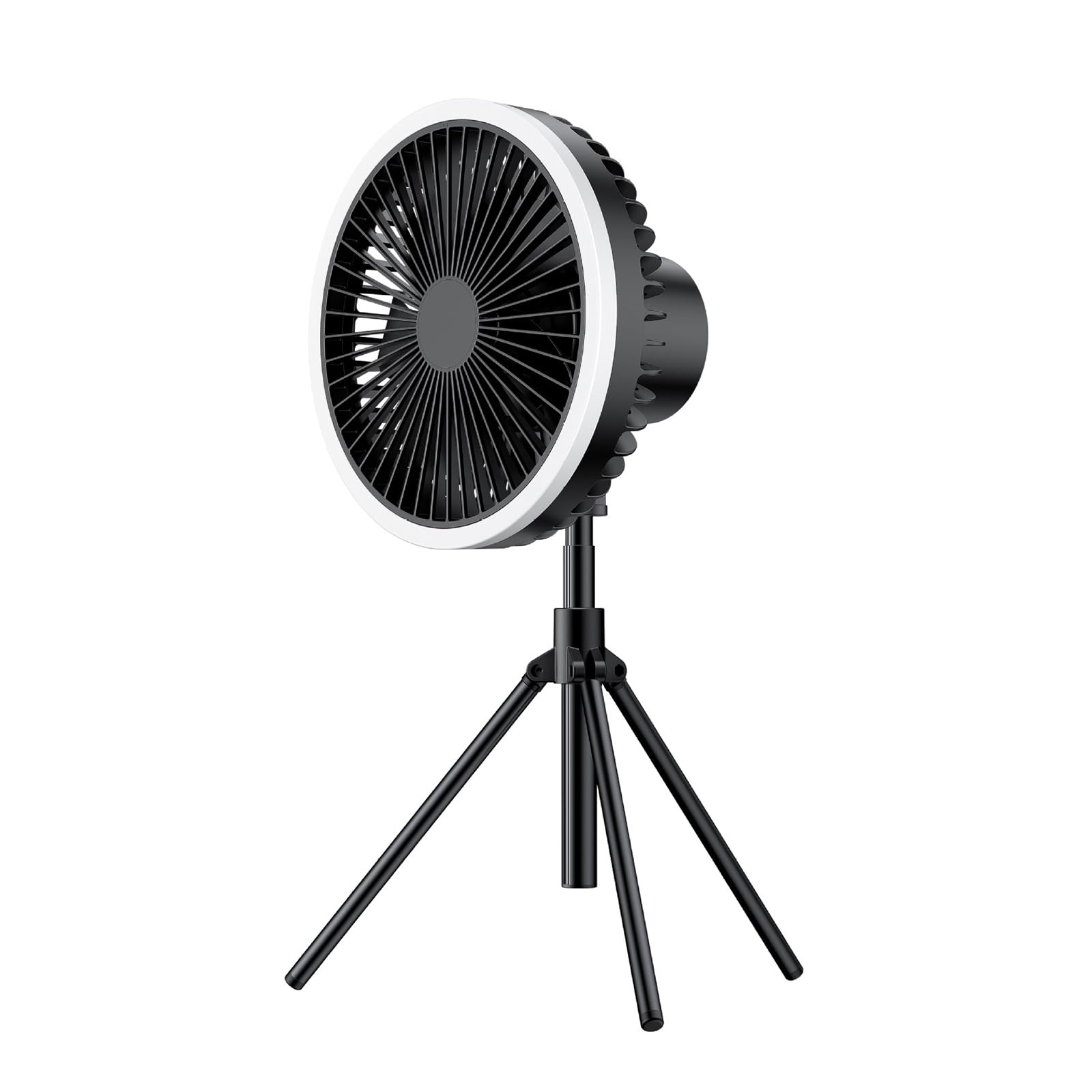 Ventilatore da tavolo con telecomando da 10000 mAh, ventilatore da soffitto con luce a LED e treppiede, per ragazzi e ragazze, per viaggi, vacanze, spiaggia