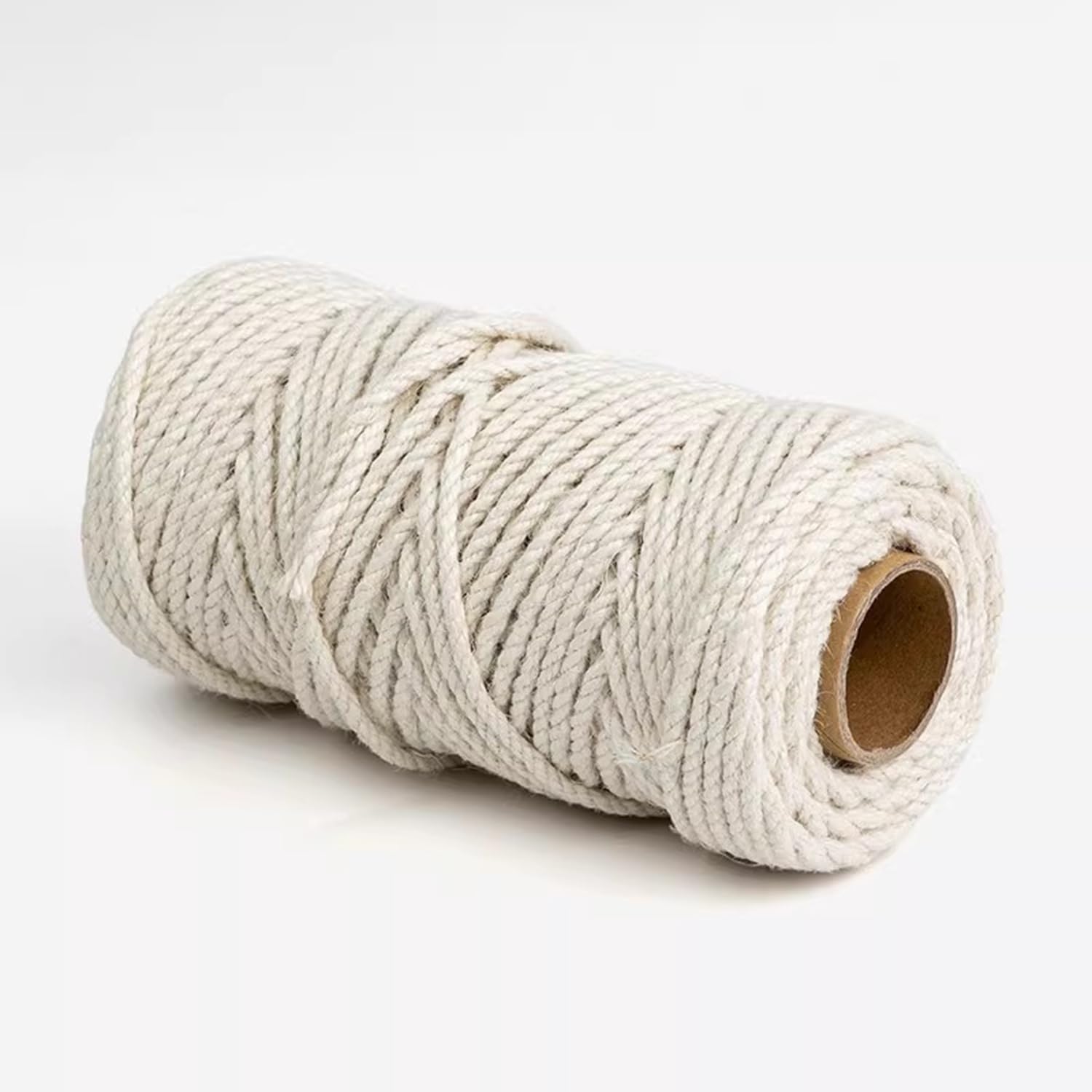 Cat Scratcher Post Sisal Rope, Natural Sisal Hemp Twine String for Cat Tree, Garden Bundling, Repairing, Crafts Packing, DIY Project (4mm x 50 meters,Off-white)