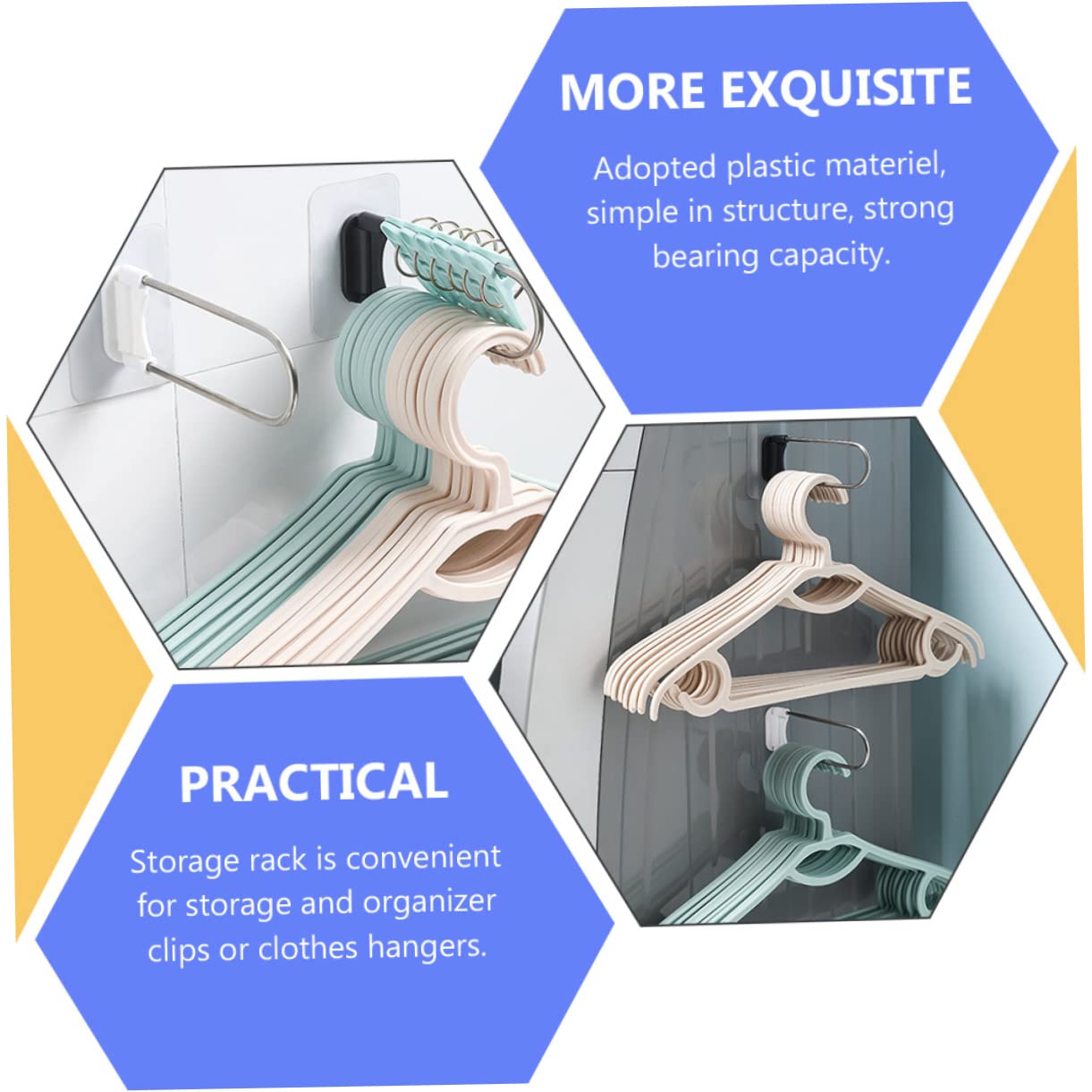 MUSISALY 3pcs Storage Rack Drying Rack for Clothes Fold Down Shelf Tool Hanger for Coat Hanger Wall Mount Wall Mounted Drying Rack Shelf Bracket Folding Shelf Folding Bracket White Plastic