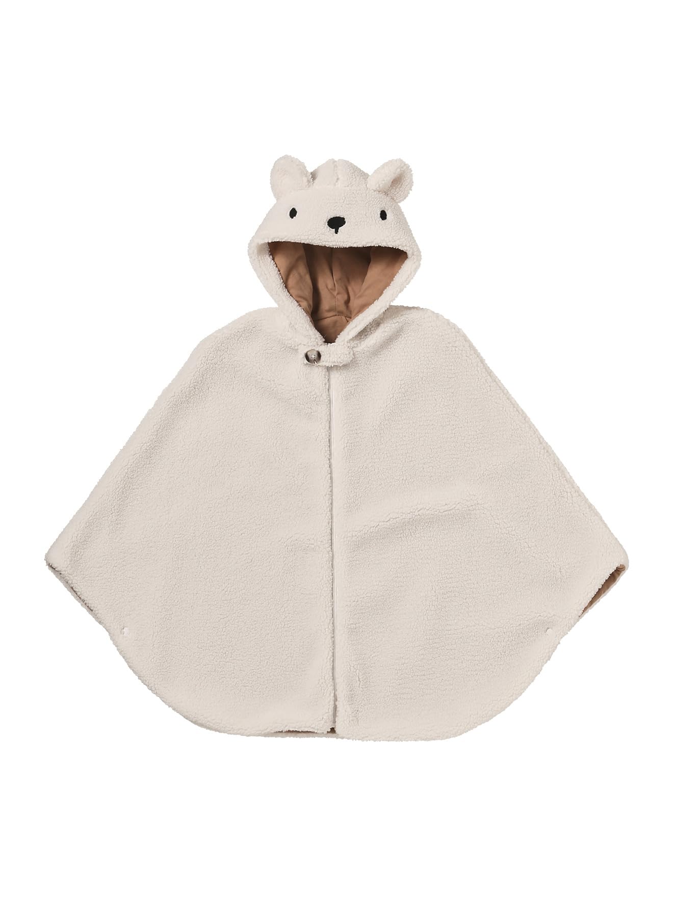 VERTBAUDET Poncho de voyage adaptable sur siège auto & porte bébé écru TU
