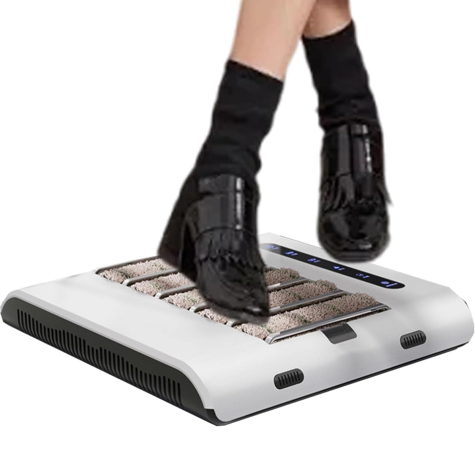 Máquina para Limpiar Suelas de Zapatos, Cepillo Recargable de 500 RPM para Entrada, Totalmente automática, sin Agua, para el hogar, Hotel, vestíbulo, Centro de Ventas.