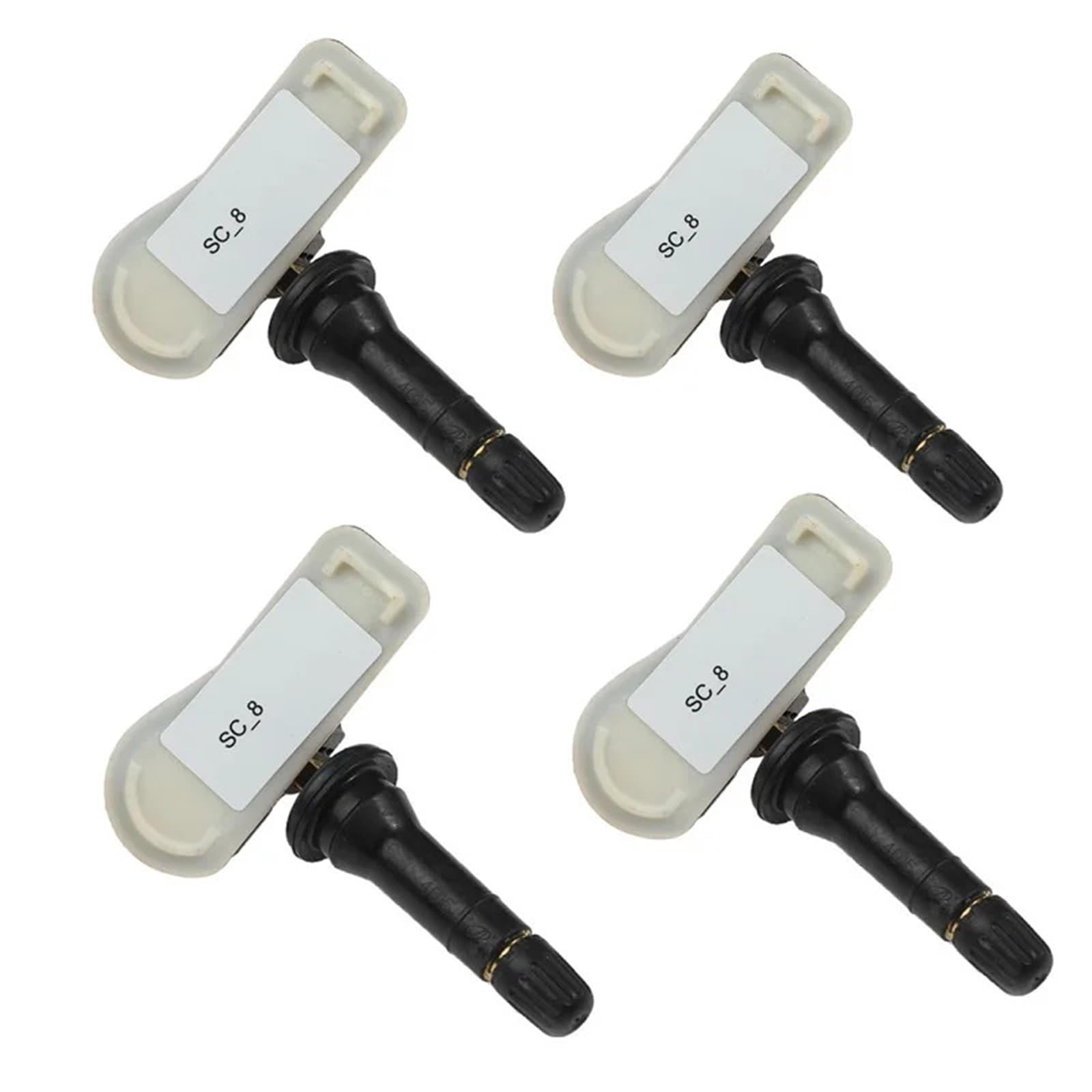 TPMS Con Allarme 9673860880 Sensore del Dispositivo di monitoraggio della pressione dei pneumatici TPMS per Peugeot Servizio post-vendita(4 pcs)