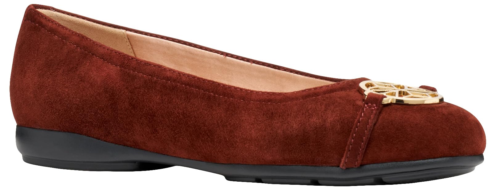 Geox Women's D ANNYTAH Ballet Flats, Brown, 36.5 EU, Brown, 3.5 UK