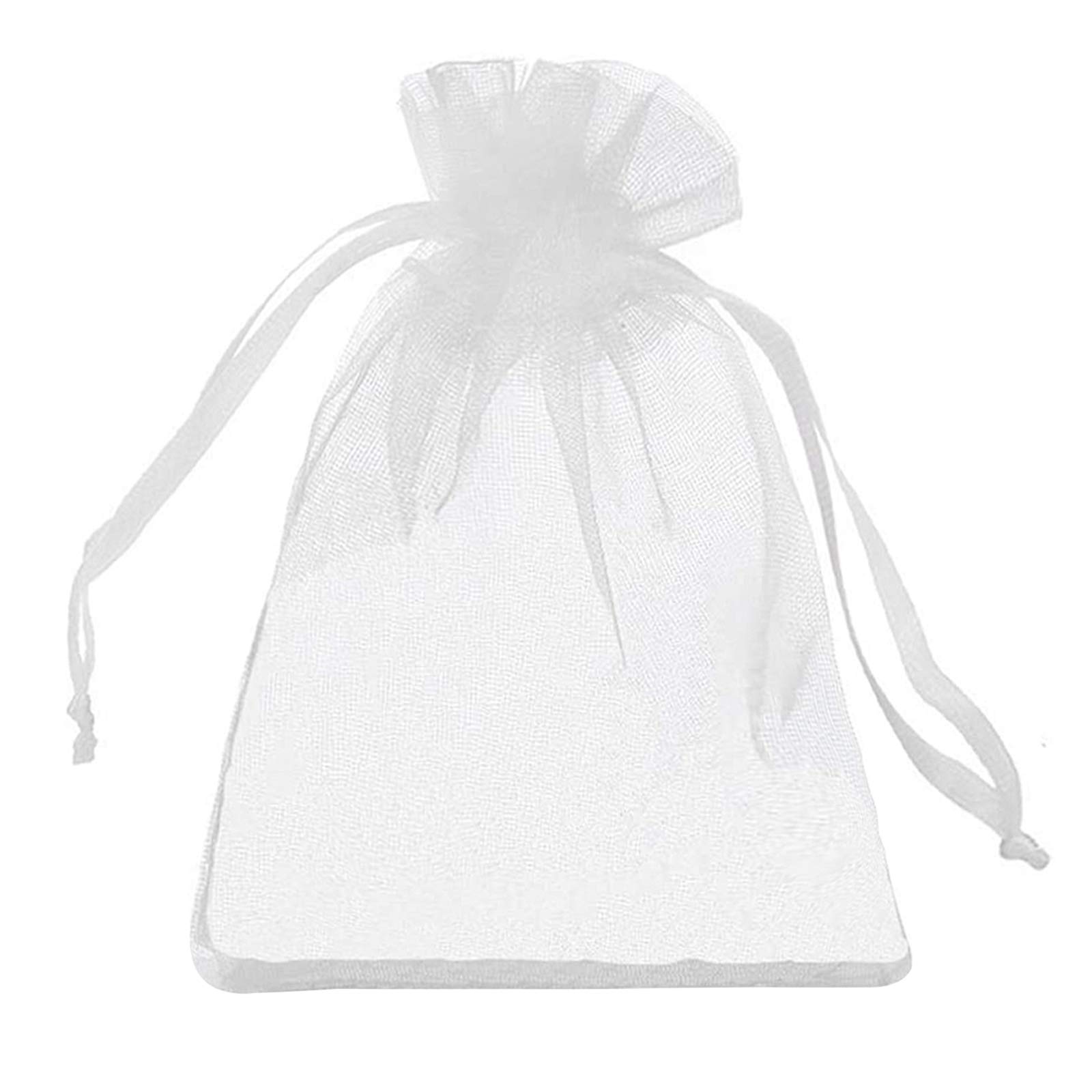 Amazon | オーガンジー 巾着袋 100枚セット 10×15cm 透け感 ギフト包装 