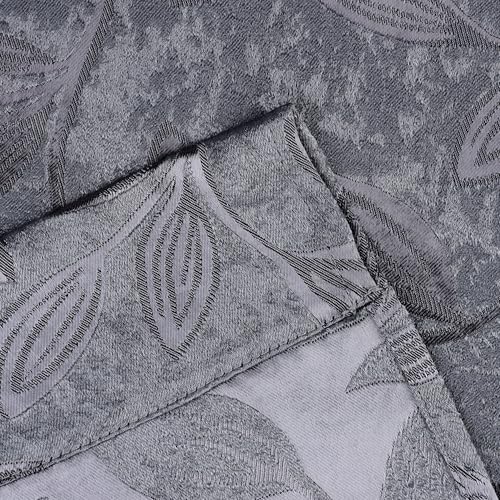 Superior Blackout Curtains, Room Darkening, Bedroom, Drapes, Kitchen, Living Room Window Accents, Sun Blocking, Thermal, 2 Pack, Leaves Blackout Curtains, Set of 2, 36" x 72", Charcoal by SUPERIOR - Image 3