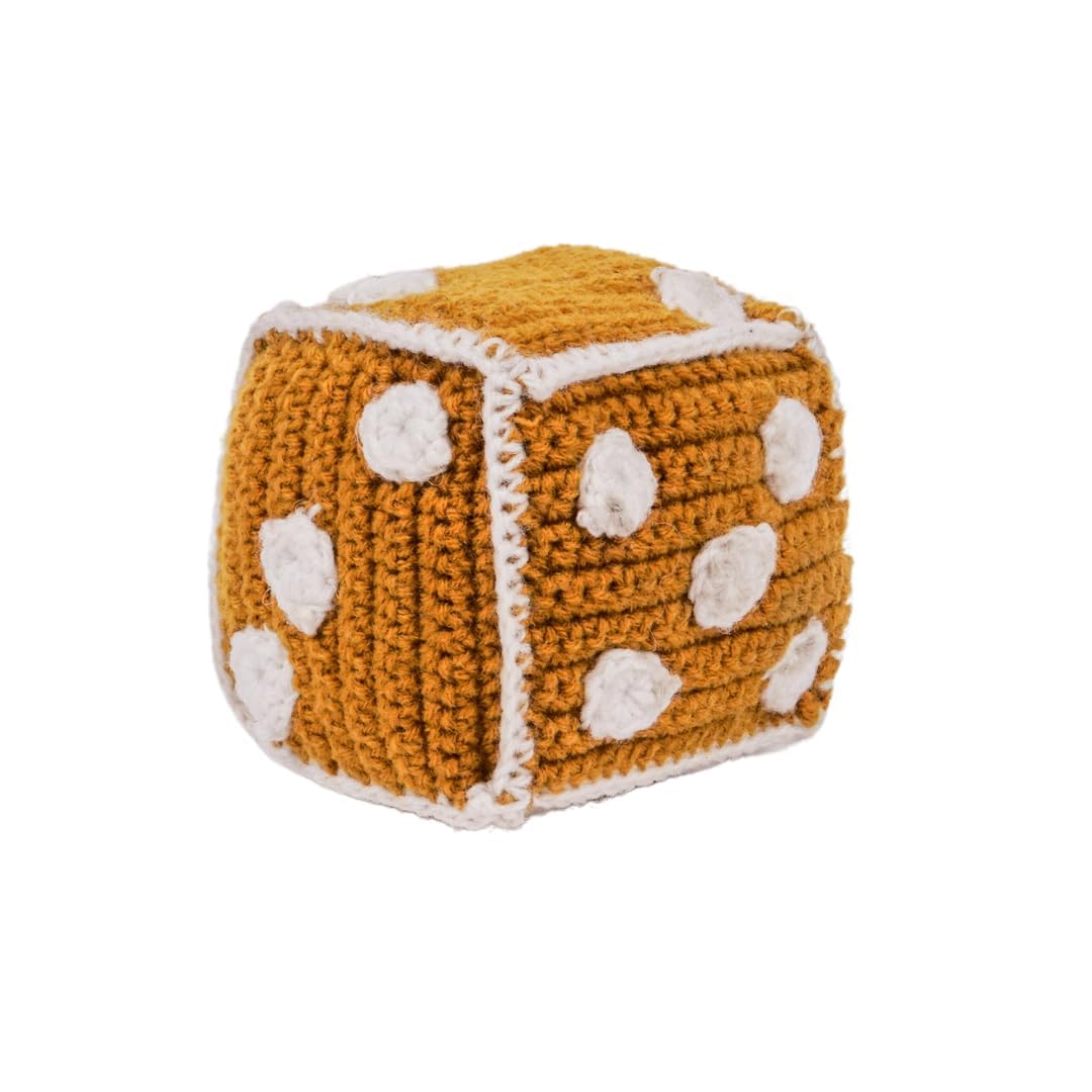 NESTA TOYS - Handmade Crochet Dice (7cm) | Math Learning Toy | Educational Toy for Babies & Kids (B0CMLZ1SZC) Amazon Price History, Amazon Price Tracker