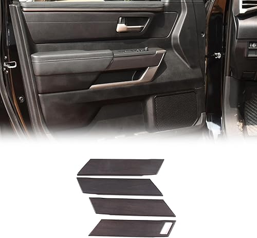 Miniatura 5 de LLKUANG Tira de decoración de panel de puerta interior de automóvil ABS para Toyota Tundra 2022 cubierta de panel de protección de puerta de