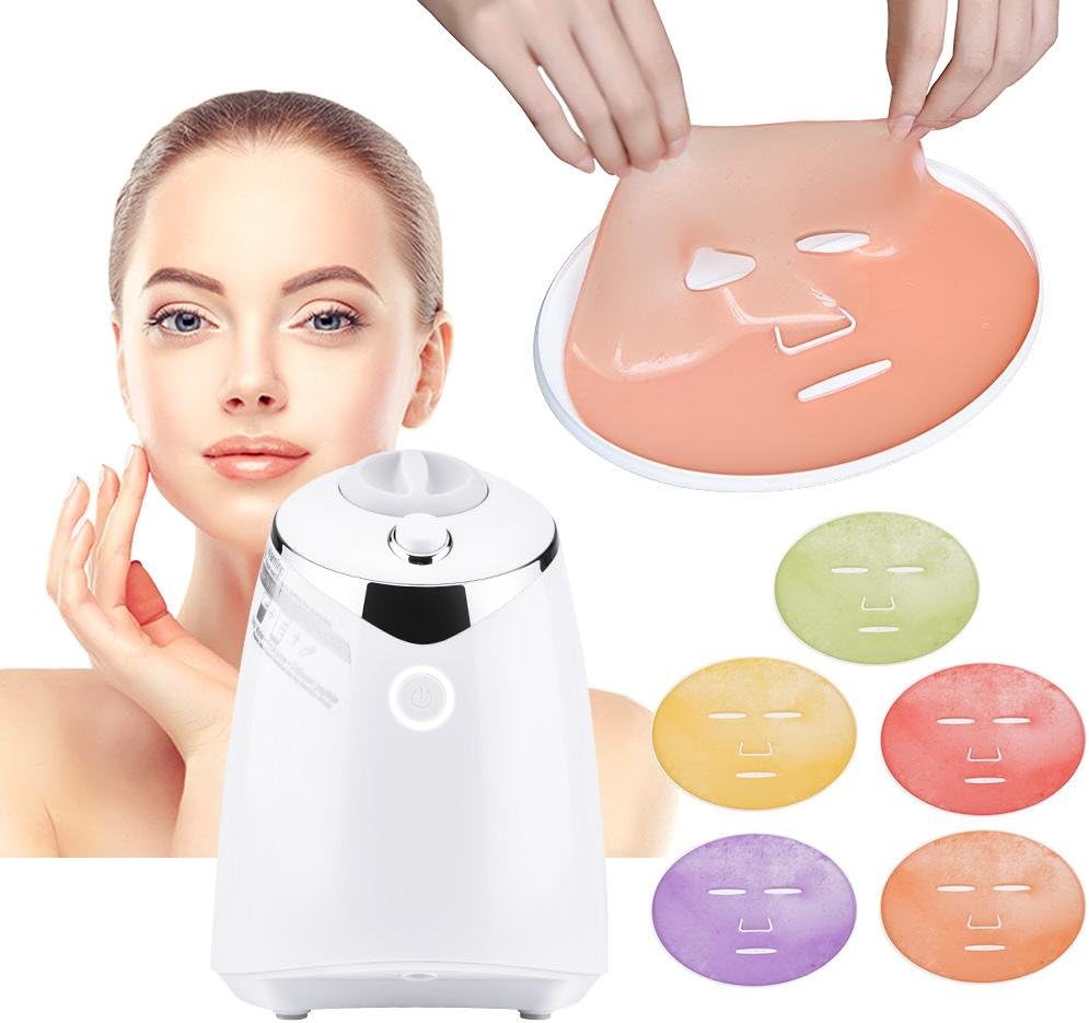 Nutrafy Face Mask Maker Machine Facial Treatment DIY Automatic Fruit Natural Vegetable Collagen Home Use Beauty Salon SPA Care - Luxury Gift for Valentine, Women, Mom, Teen Girl, Birthdays (Full Kit)