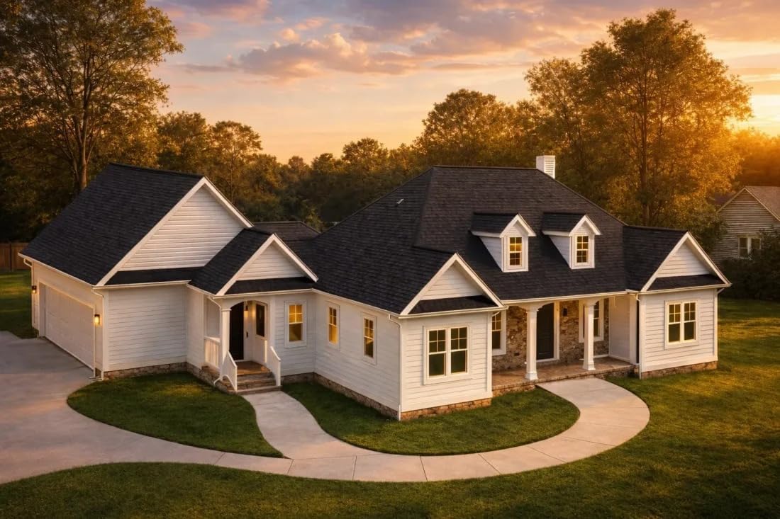 18-1512 HOUSE PLAN - Elegant Southern House Floor Plan with CAD Designs and Blueprint