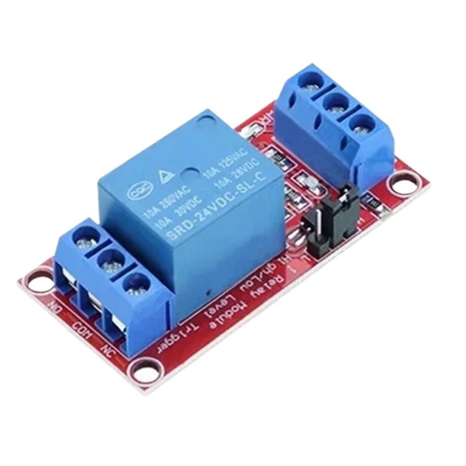 Module Relais 24V 4 canaux avec optocoupleur et déclencheur pour automates PLC