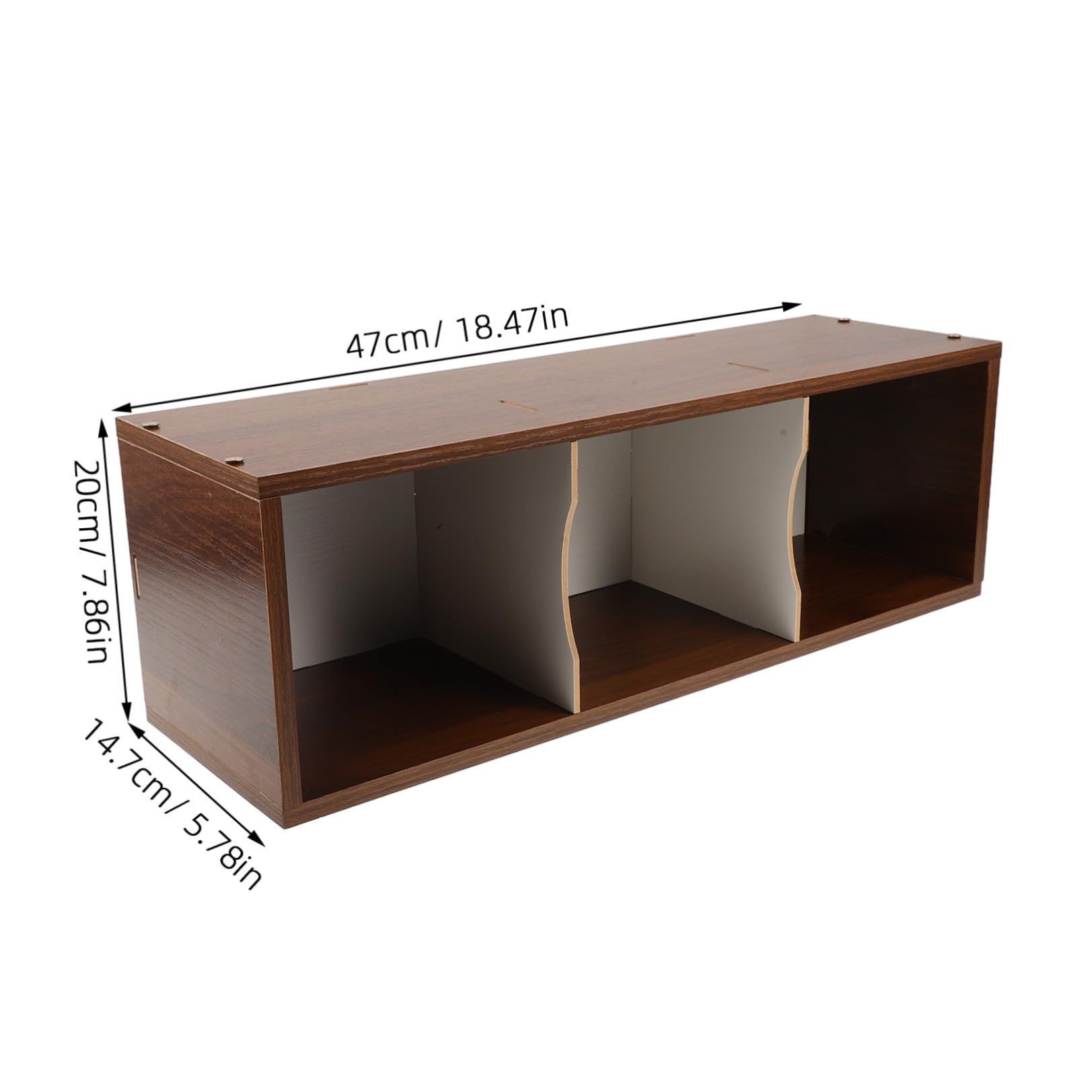 Porta CD e Dvd Finitura Opaca in Legno Grande Capacità, Design a Scomparti Regolabili Adatto per Organizzatore di Album e Custodia Multimediale da Terra