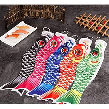 Amazon.co.jp: 5点セット鯉のぼりこいのぼり 鯉庭室内用初節句日端午の