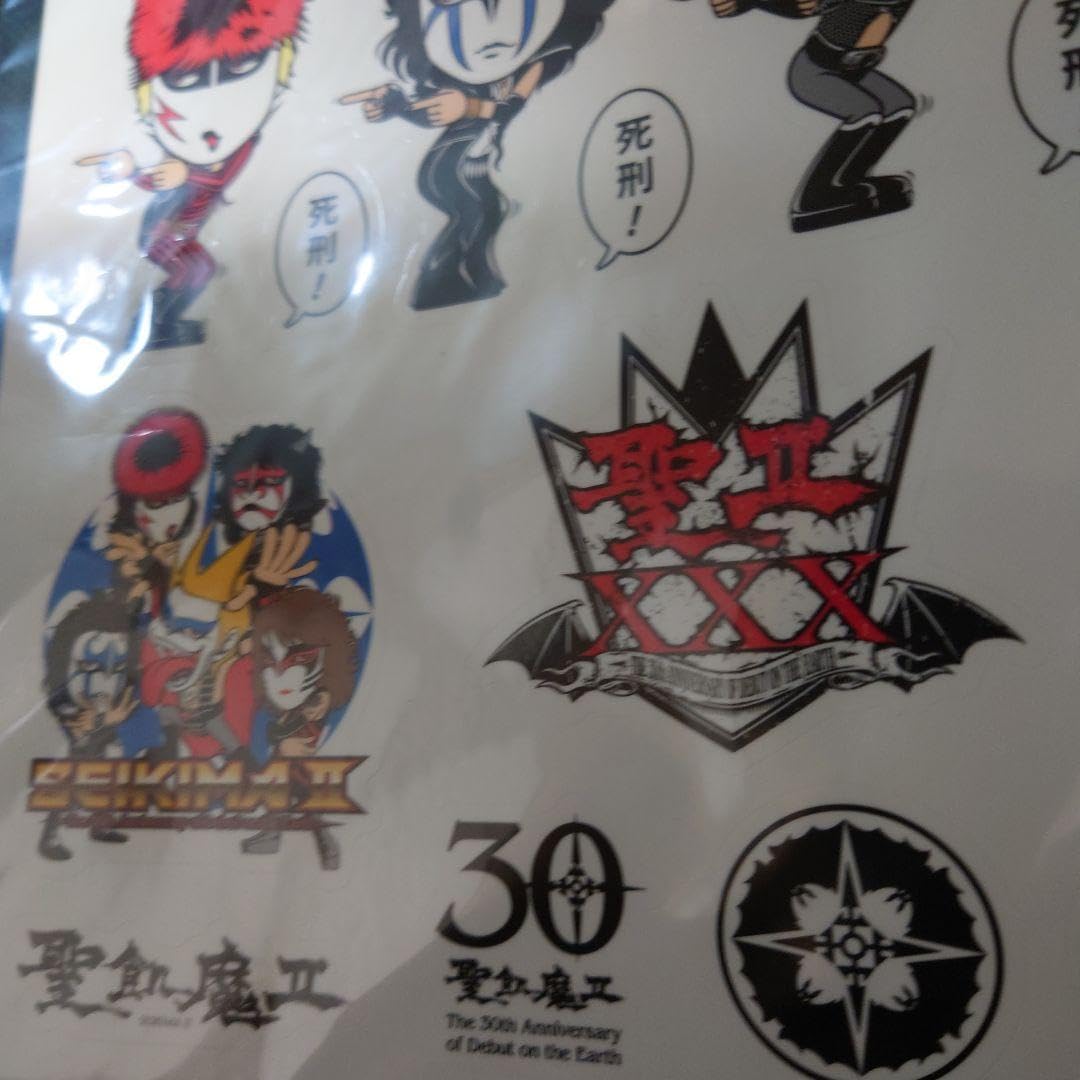 聖飢魔II ミニシールセット(全5種コンプ) 聖飢魔II ミニシール