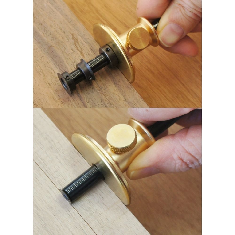 iGaging Wheel 3 in 1 Marking Gauge with 1/32nd & 1mm scale & Mortise Gauge