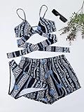 ✿Nombre de la tela:poliéster,ya sea la tira de arrastre:con una almohadilla para el pecho sin soporte de acero,estilo de patrón:ajustado,sexy,difícil de vaciar:diseño de moda,fácil de vaciar,como su pareja íntima en general,tela suave,fruncido en forma de pecho,cómodo al lado la piel se deforma fácilmente,las curvas convexas y exquisitas te hacen sentir más seguro