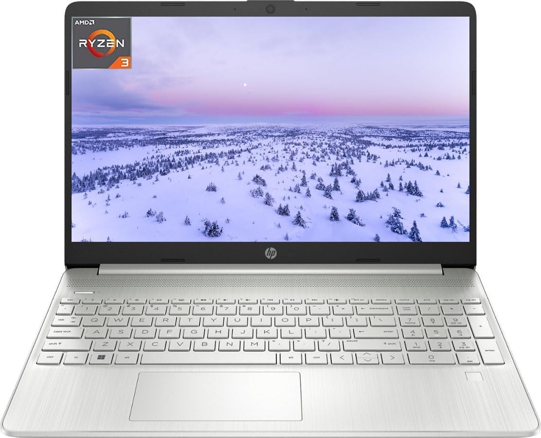 HP 2023 Laptop, 15.6" Touchscreen Display, Intel Core i3-1115G4 Processor(Beat i5-1035G4), 8GB RAM, 256GB SSD, WiFi, Bluetooth, Numeric Keypad, Windows 11 Home in S Mode, Silver