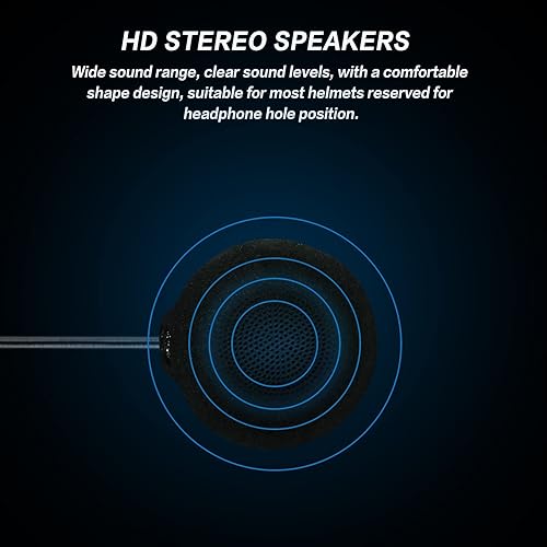 Miniatura 5 de TNICER Casco de motocicleta Bluetooth, auriculares Bluetooth T4, casco de malla integrado, auriculares Bluetooth con multitarea de audio y