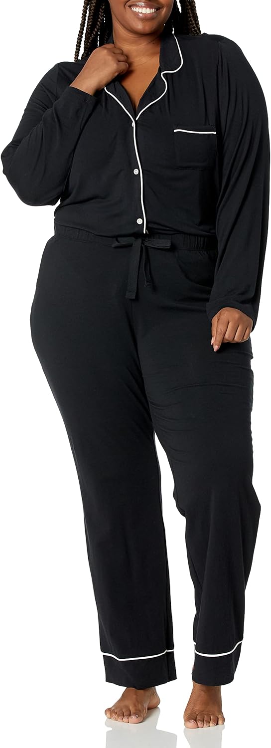 Amazon Essentials Women's Piped Nightshirt (Available in Plus Size) - Image 4