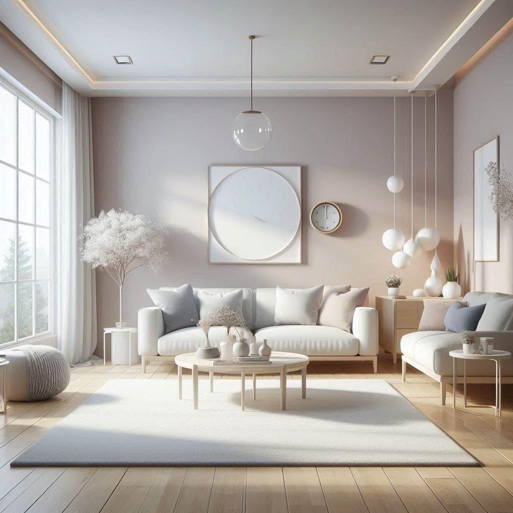 K&L Wall Art Pittura murale rosa opaca per interni, moderna, protezione da parete, 2,5 litri, colore sabbia