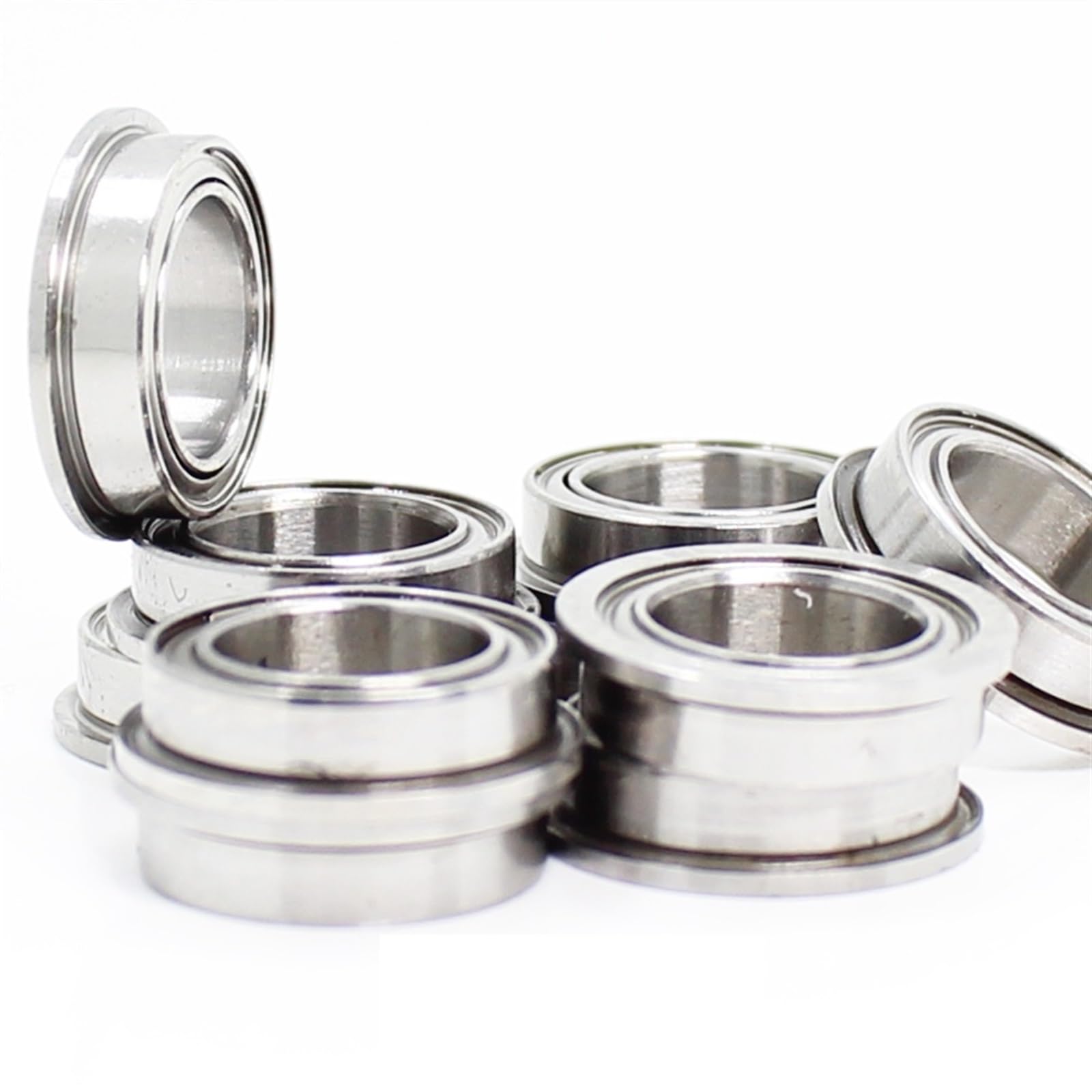 SF687ZZ Łożysko kołnierzowe 7x14x5 Mm 10 szt. Łożyska kulkowe ze stali nierdzewnej z podwójnym ekranowaniem SF687 Z ZZ SF687Z F687 DDLF1470