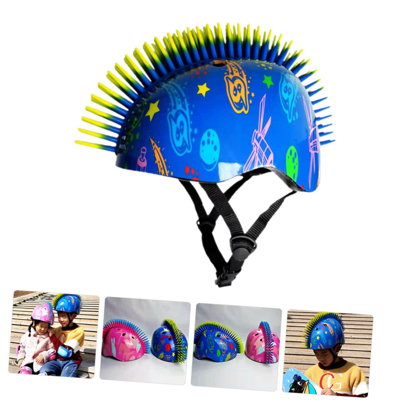TOYANDONA Casco de Bicicleta para Niñas Protección Multideporte con Ventilado para Patinaje y Skate