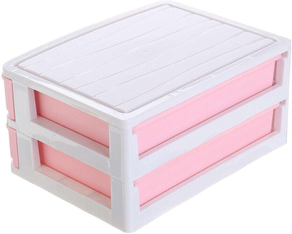 LKOP Makeup Organizer Drawers Cosmetic Case Holder Portable Storage Box Display Shelf Pink Cosmetic-display-cases Makeup organizer Bathroom organizer Makeup bag Storage cabinet Bathroom storage