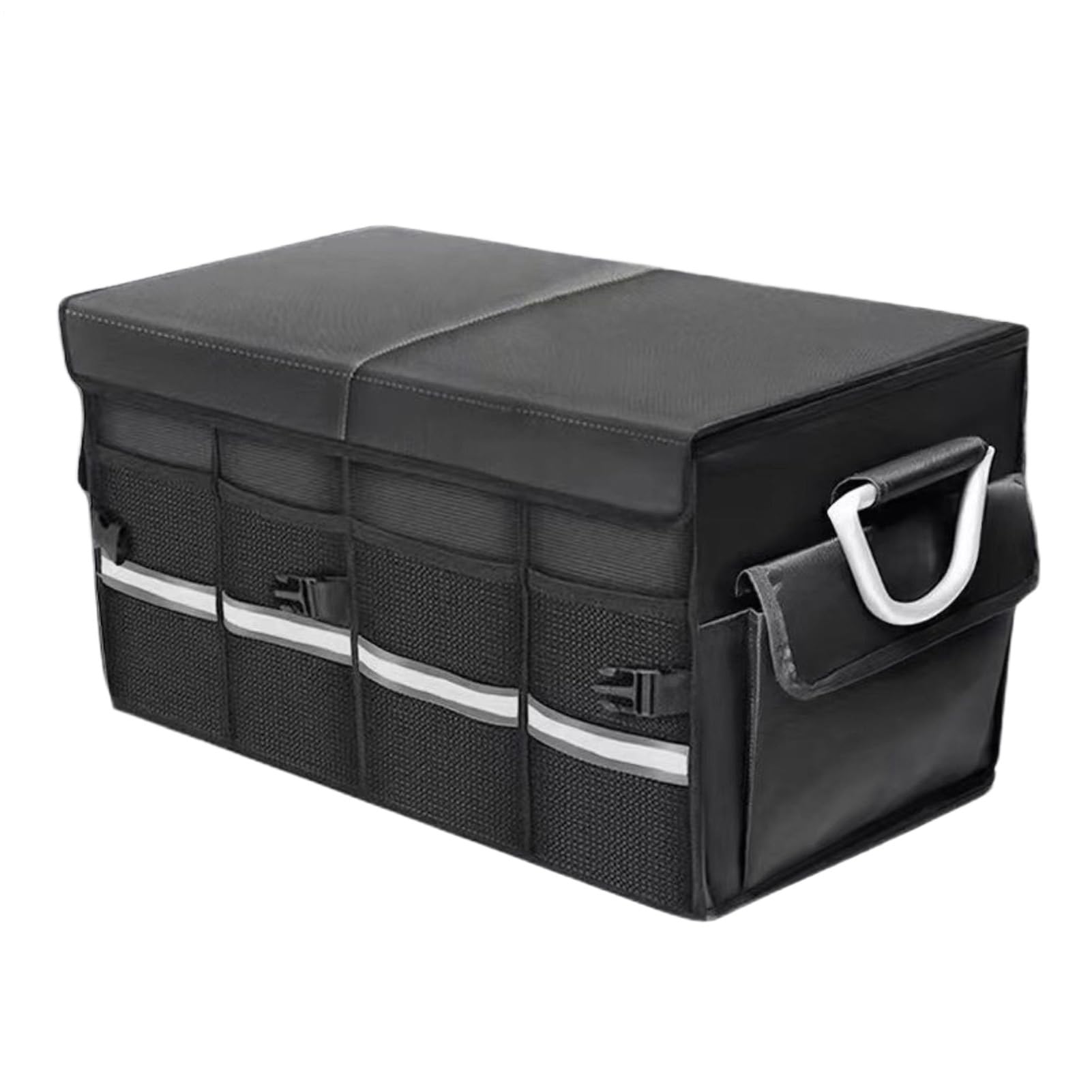 Organizer Portaoggetti Per Bagagliaio Scatola Multiscomparti Accessorio | Organizzatore Auto Bagagliaio Carico Must Have Per Viaggi In Auto, Camion, SUV, Camper, Organizza Spesa E A