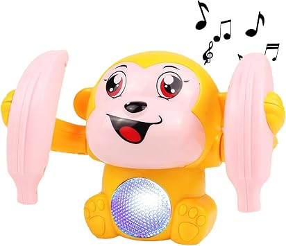 Flipping Monkey Toy - Light Music Sound Activated Monkey Toy