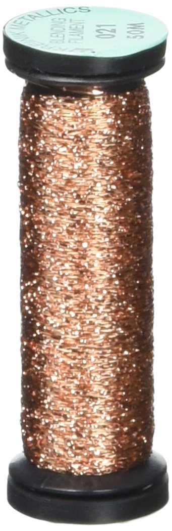 KreinikBlending Filament 50m Metallic Thread for Sewing, 55-Yard, Copper