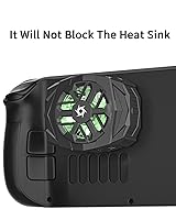 Vista 4 de YIGORN Steam Deck Fan Cooler,Steam Deck Heatsink,Valve Steam Deck Radiator Upgrade,Cooling Stand Dock,Advanced Accessories SmartphonePadNintendo