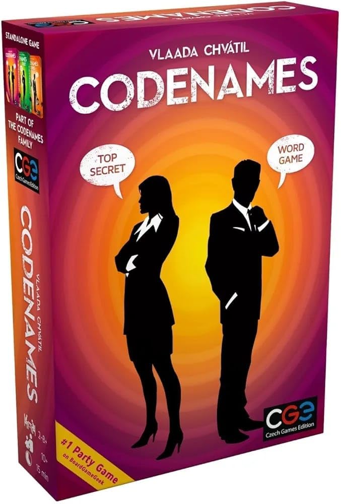 Codenames Word Association Party Board Game | Strategy & Team-Based Guessing Game | Family, Friends & Adults | 2-8+ Players | Interactive Communication & Deduction Game-picture-26