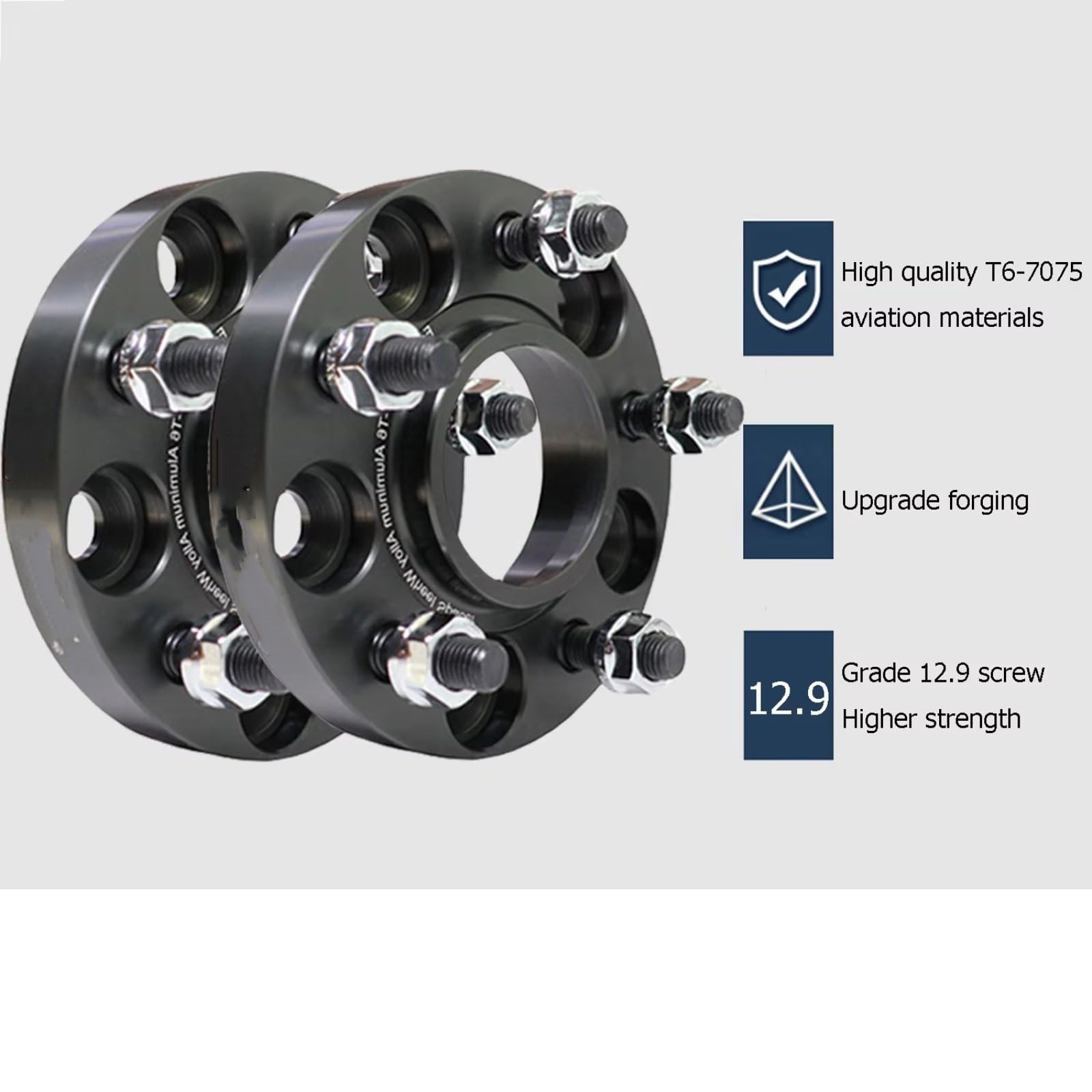 Spurverbreiterung Distanzscheiben Für Land Für Rover Für Defender Für Discovery 5 Für Sport Für 3/4 Für LR3 Für LR4 2PCS PCD 5x120 CB 72,6 Rad Spacer Adapter(Spacer 20mm)
